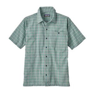 NWT Patagonia Puckerware Shirt Men's Shirt Little Sur Beryl Green Small